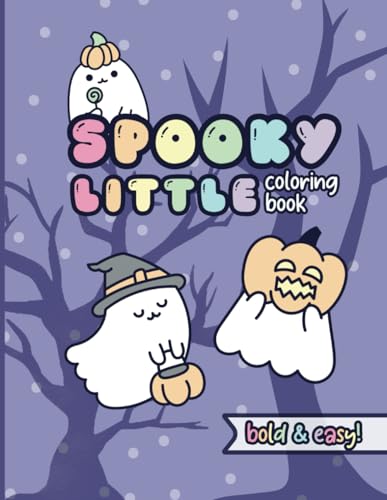 SPOOKY LITTLE SPACE: A Spooky Coloring Book for Littles, Middles, and Agere: - Cute Halloween Fun for Little Space Time and DDlg Coloring image 2
