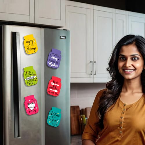 Image of Sehaz Artworks Fridge Magnets Refrigerator Stylish | Fridge Decoration Items | Fridge Stickers Refrigerator | Fridge Magnets Set | Refrigerator Sticker -FM-6-008