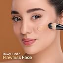 GELATO BEAUTY 4 Pcs Cosmetics Professional Prep + Prime Skin Base Visage Primer For All Skin Tone, Makeup Foundation, Concealer, With Makeup Blender (Set of 4) gallery image