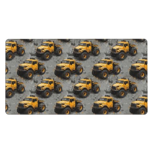 Grand tapis de souris de jeu bords cousus en caoutchouc durable