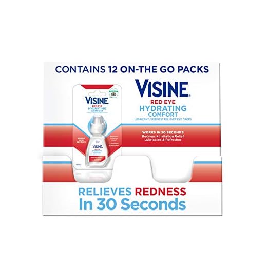 Visine Red Eye Hydrating Comfort Redness Relief and Lubricant Eye Drops to Relieve Red Eyes Due to Minor Eye Irritations Fast and Help Moisturize Dry Eyes, On-The-Go Packs, 12 x 0.28 fl. oz