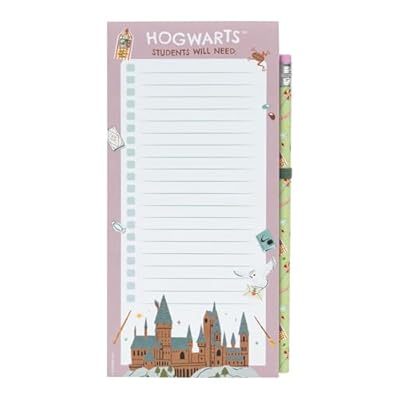 Grupo Erik Notas magnéticas Harry Potter - Blog de notas magnético con lápiz - Lista compra nevera - Bloc notas nevera - Producto con licencia oficial | Ya disponible en tu tienda friki favorita! En mundofriki.es!
