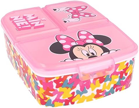 Stor |Multi Compartment Sandwich Box Minnie So Edgy Bows