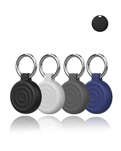 Funda para llave de Aowoka Air Tag de silicona resistente a los golpes