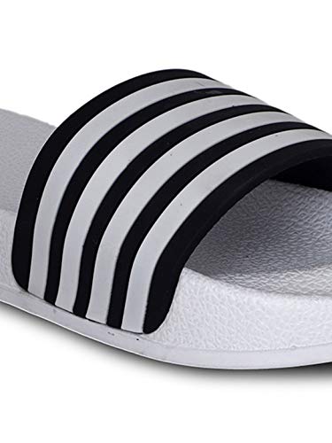 Image of AADI Men's Synthetic Leather Daily Casual Sliders /Flip Flop & Slippers