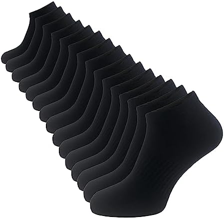 The Essentials Wardrobe Ladies Socks Trainer Liners 15 Pairs Womens Ankle Socks Cotton Low Cut Sports