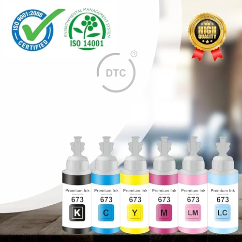 Image of Duplex DTC T673 Compatible Refill Ink for Epson L805, L800, L1800, L810, L850 Printer - Compatible Ink Bottle for Epson T673 Ink Code (T673 Magenta Ink 1 Pcs)