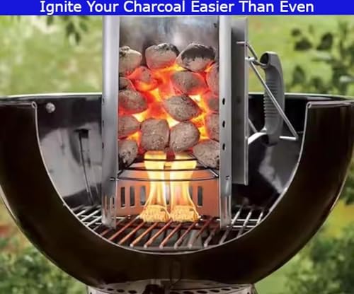 Fire Starter - 165 pcs Natural Odourless Charcoal Starter & Campfire Firestarters | BBQ Grill, Outdoor Fire Pit, Camping Quick Wood Starters for Wood Stove, Fireplace, Chimney, Smoker, Pizza Ovens by MOSCHOW - Image 4