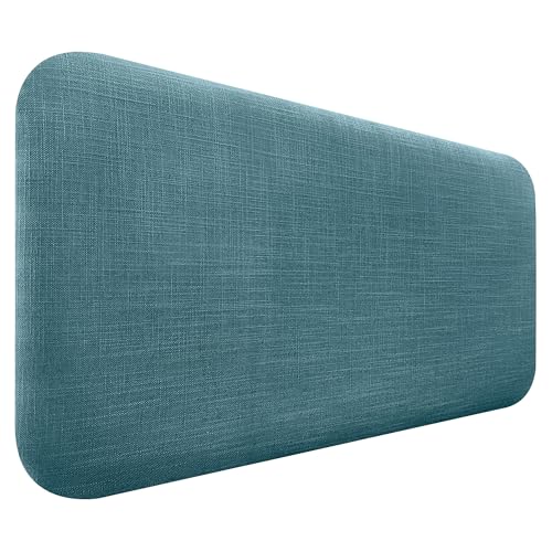 DHOME Cabecero Tapizado Liso Redondeado