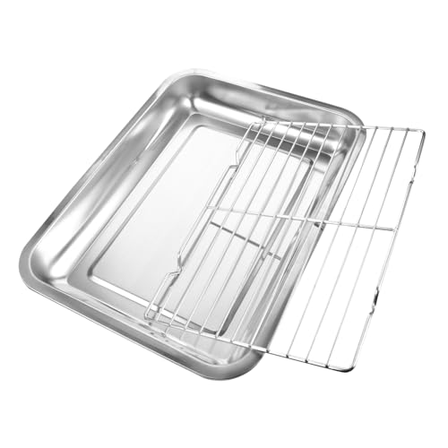 Plateau de barbecue en acier inoxydable argenté COLLBATH - 2