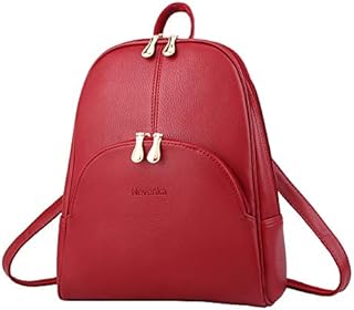 Nevenka Women Fashion Backpack Purse Leather Rucksack Bag Girls Casual Daypacks