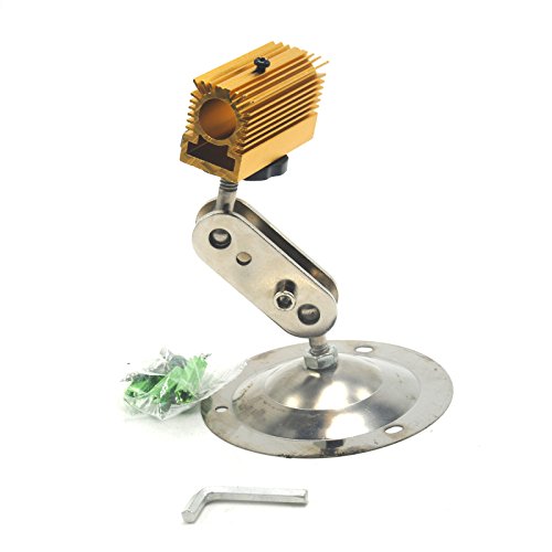 Golden Cooling Heatsink Holder with Mount for 12mm Laser Diode Module(20Ã—27Ã—50