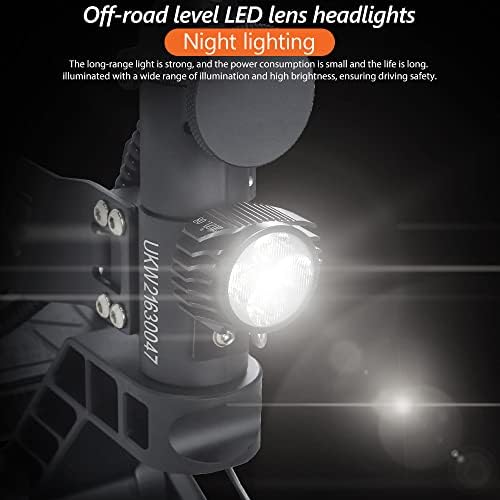 Foldable Electric Scooter for Adults, 10" Tire Girl's Scooter Offroad Electric Kick Scooter, 30 Miles Long Range Commuter Scooter with SMART-DO LCD Display, Disc Brake, Front / Rear Suspension
