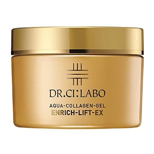 DR.CI:LABO Aqua-Collagen-Gel Enrich-Lift EX Gel with Collagen and Damask Rose Essential oil - 50 G.