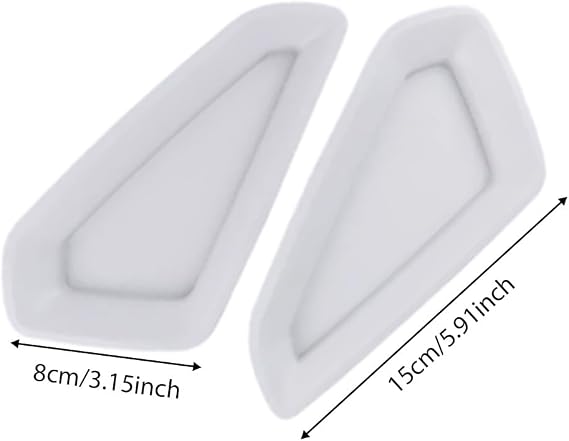 Wireless Charging Leak-Proof Cover, Car Central Control Phone Antidrop, Compatible with BYD Yuan Up 2024-2026, Compatible with BYD Atto 2 2024-2026, White, 2 pcs