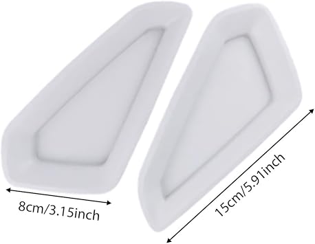 Wireless Charging Leak-Proof Cover, Car Central Control Phone Antidrop, Compatible with BYD Yuan Up 2024-2026, Compatible with BYD Atto 2 2024-2026, White, 2 pcs