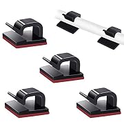 SOULWIT® 50Pcs Clips Organizador de Cables Autoadhesivo