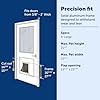PetSafe Freedom Aluminum Dog and Cat Door - Durable Frame - Small, Medium, Large, X-Large