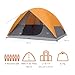 Amazon Basics Kuppelzelt für Camping, mit Regenschutz und Tragetasche, 3-Jahreszeiten-Zelt, einfacher Aufbau,...