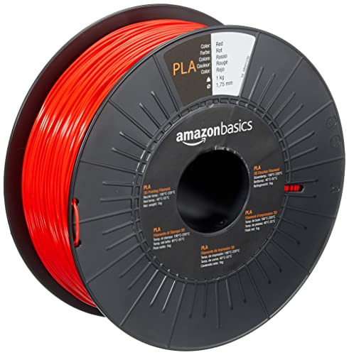 Filament Amazon Basics PLA Czerwony (RED)