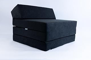 FORTISLINE - Klappmatratze 200x70x10cm - 3-teilige Faltmatratze - H2 Gästematratze - Camping Faltbare - Kamping Bett - Waschbar Bezug - Erwachsene Klappbar - Reisematratze - Schaumstoff Matratze