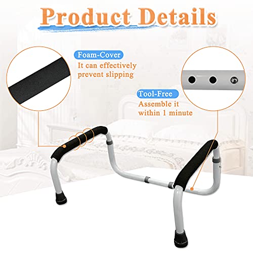 Stand Assist Mobility & Daily Living Aids Bed Rail Cane Chair Assist For Elderly Lift Assist Devices For Seniors, Handicap Grab Bar For Disabled Couch Safety Handle(Width Adjustable) #TOP4