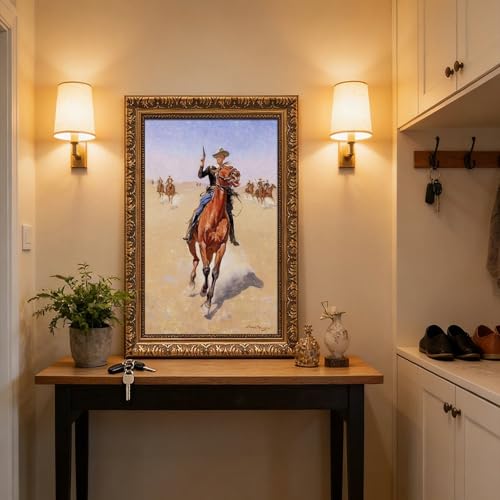 Poster The Trooper Remington pour sublimer un salon style rustique - 5