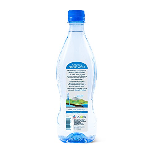 Eternal Water, Naturally Alkaline Mineral Spring Water From The Shasta-Trinity Alps, Usa. 600 Ml (20.2 Oz) 24 Bottles (232898) #TOP3