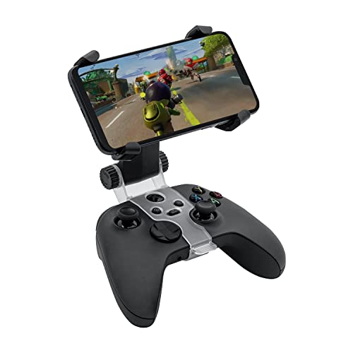 GearXbox Series X Controller Mobile Gaming 4 Point Clamp, Phone Mount Adjustable Holder Compatible with Xbox Series X|S, Xbox One, Black