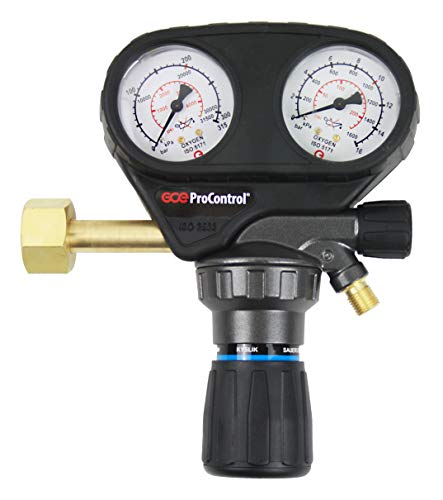 Sauerstoff-Druckminderer'GCE ProControl' (0-10 bar), 200 bar, nach DIN EN ISO 2503