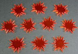 LITKO Blast Area Effect Tokens, Fluorescent Amber (10)