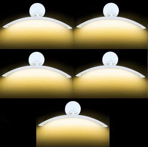 Image of Glowave 12 Watts Curved Long White Light with Rotatable Body Mirror Vanity Bathroom Picture Light - Tricolour (Warm White, White, Natural White) (876)