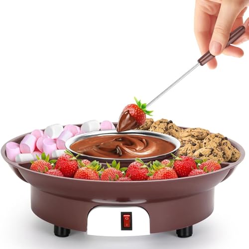 Fondue eléctrico Yosoo de acero inoxidable 260ml 25W miniatura 4