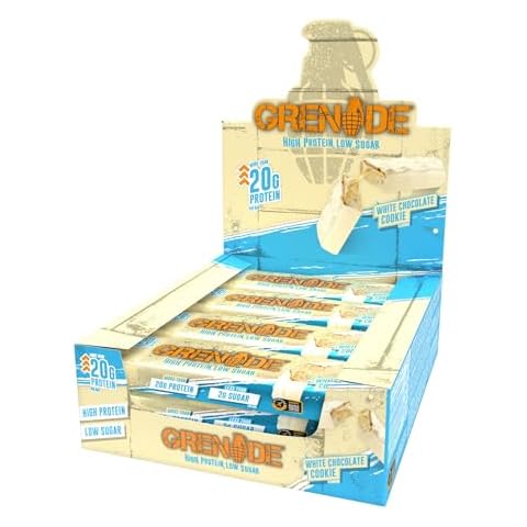 Grenade High Protein Low Sugar Bar - White Chocolate Cookie Cover