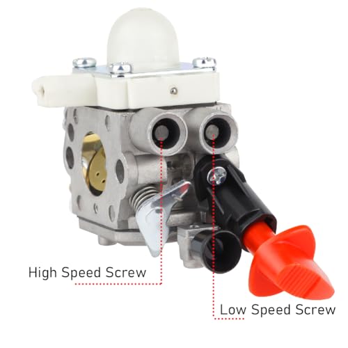 HUZTL FS56RC C1M-S207A Carburetor for Stihl FS 56 RC 56RC FS56R FS40 FS50 FS56 FS70 FS70R FS70RC FS 75 RC MS56 KM56 KM56RC Trimmer Brushcutter Replace 4144-120-0603 4144-120-0600 by HUZTL - Used condition - Image 6