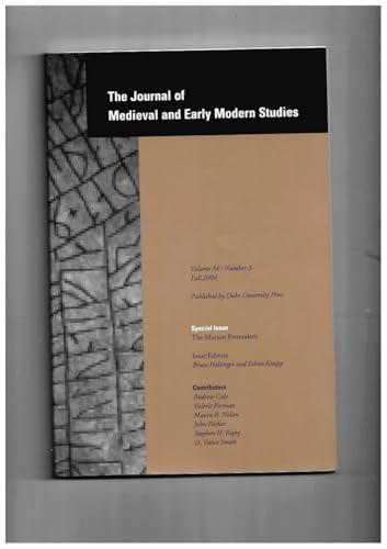 The Marxist Premodern: Volume 34 0822366177 Book Cover