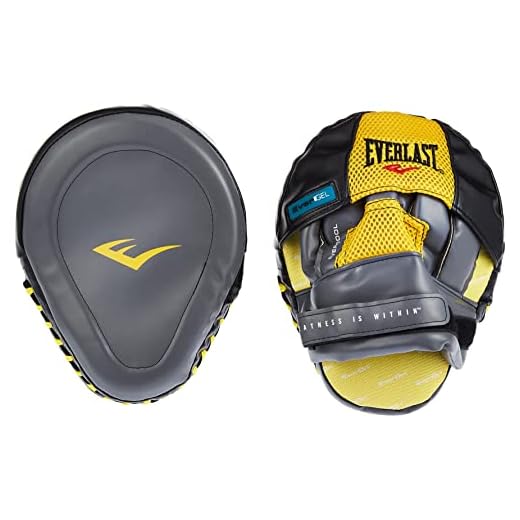 Everlast EverGel Mantis Punch Mitts Grey
