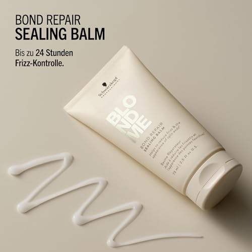 Schwarzkopf Professional BLONDME Bond Repair Sealing Balm Leave In Haarlotion Hitzeschutz Anti Frizz Versiegelt Gespaltene Spitzen Glättend… – Ansicht 4