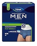 Tena Herren Active Fit Hose, Größe M, Marineblau