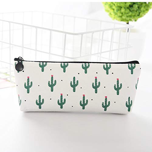 mimagogo Estuche de lápices de Gran Capacidad de Cactus Fresco y Encantador Estuche de lápices con Cremallera para Estudiantes Material de Oficina Escolar Papelería de Regalo