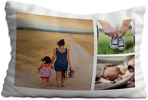 Personalised Photo Pillow Cushion Cover Sofa Home Décor Custom Gift Birthday Wedding Keepsake Anniversary Christmas 75x45 cm Single-sided print