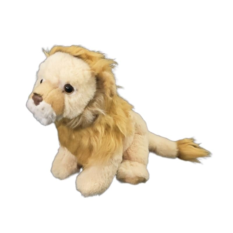 Doudou lion de safari pour consoler les petits garçons et filles au coucher