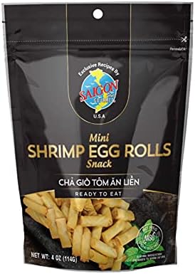 Mini Egg Rolls Snack Ready to Eat Saigon Style Gourmet (Shrimp Egg rolls)