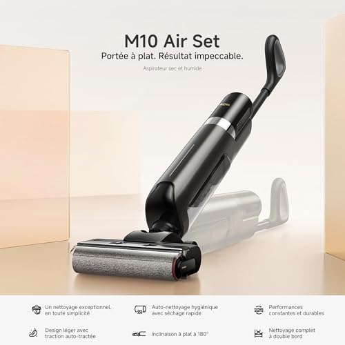 MOVA M10 Air Set Aspirateur Laveur sans Fil, Aspiration 20 000Pa – vue 8