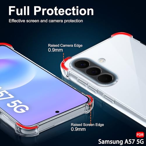 Image of TheGiftKart Back Cover for Samsung Galaxy A57 5G Case | Crystal Clear Soft Shockproof Case | Cushioned Edges for Ultimate Protection Galaxy A57 Back Cover (TPU, Transparent)