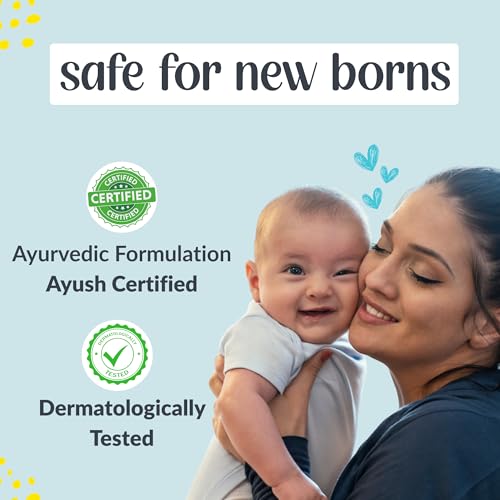 Image of Awenest Baby Tummy Roll-On for Babies | Helps Ease Gas, Colic, Constipation & Indigestion | Ayurvedic External Care with Ginger, Hing & Ajwain | Dermatologically Tested | 40ml