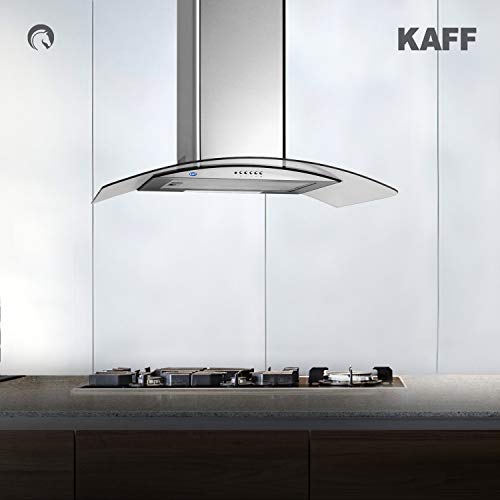 Image of Kaff OPEC MX 70 | Stainless Steel Finish | Curved Tempered Glass | Soft Push Controls |