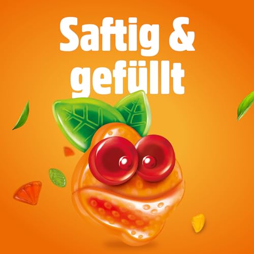 nimm2 Lachgummi Softies FruchtMix – 1 x 225g – Gefülltes Fruchtgummi mit Fruchtsaft und Vitaminen