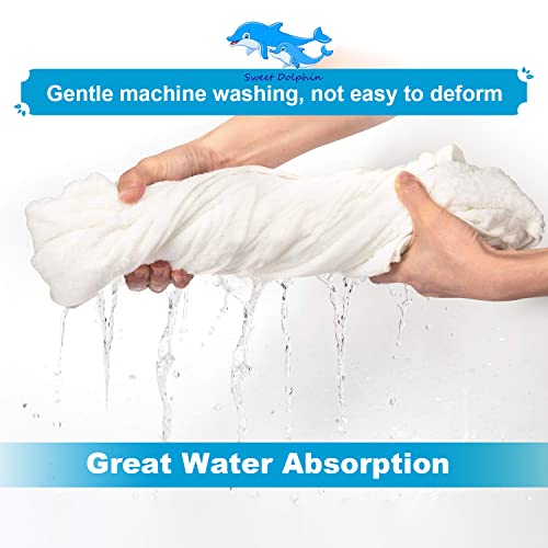 Sweet Dolphin Bamboo Baby Bath Towel - Ultra Absorbent - Soft Hooded Towels For Babies,Infant - Baby Registry Gifts-Yellow, Blue, Red, 30X30 Inch(Pack Of 3) #TOP5