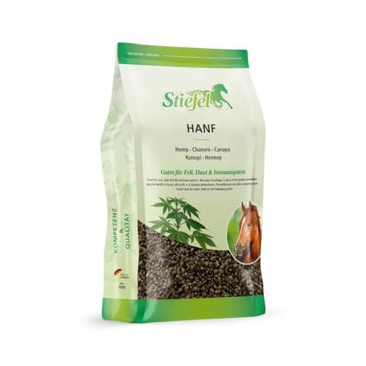 Stiefel Hanfsamen für Pferde, 100% naturbelassene Hanfsamen, kann Fell, Haut und Immunsystem ünterstützen, für alle Pferde, 1,6kg